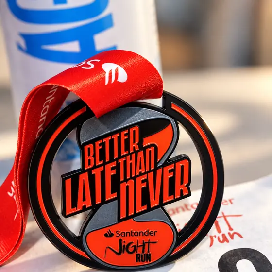 Medalha da Santander Night Run